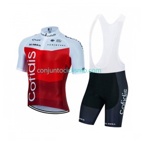 Conjunto Maillot + Culotte Corto con tirantes Cofidis Pro Team 2022 N001
